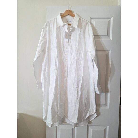 The Shirt The WFH Dress White XXL NWT $163 - Picture 3 of 10